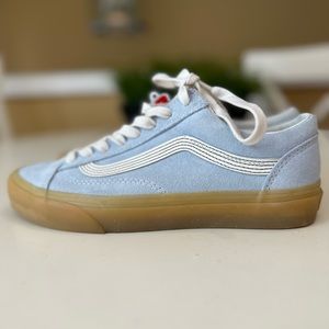 Vans Double Light Delicate Blue Marshmallow size 9w or size 7.5m